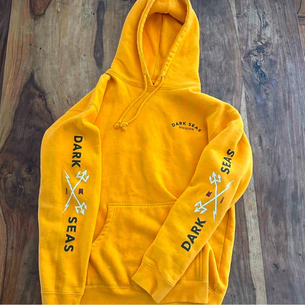 Gold/Yellow Hoodie // Dark Seas Divis